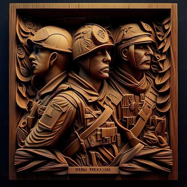 3D model Behind Enemy Lines 2 Brothers in Arms game (STL)